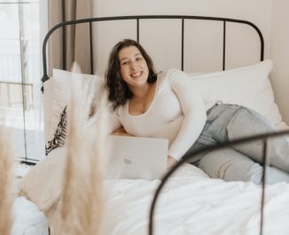A heavy, plus sized person on a bed frame