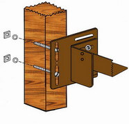 Adapter plate for Queen headboard & Full frame