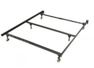 34rr Heavy Duty Steel Bed Frame (fits Twin, Full Or Queen)