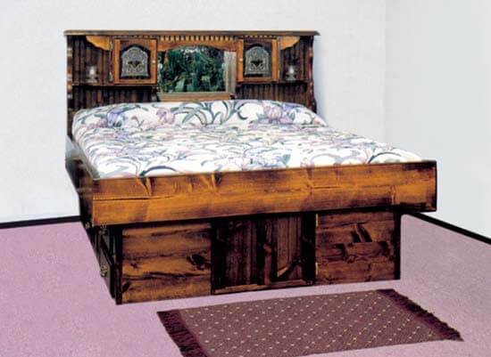 Padded Rails For Your Waterbed, How To Put A Waterbed Frame Together