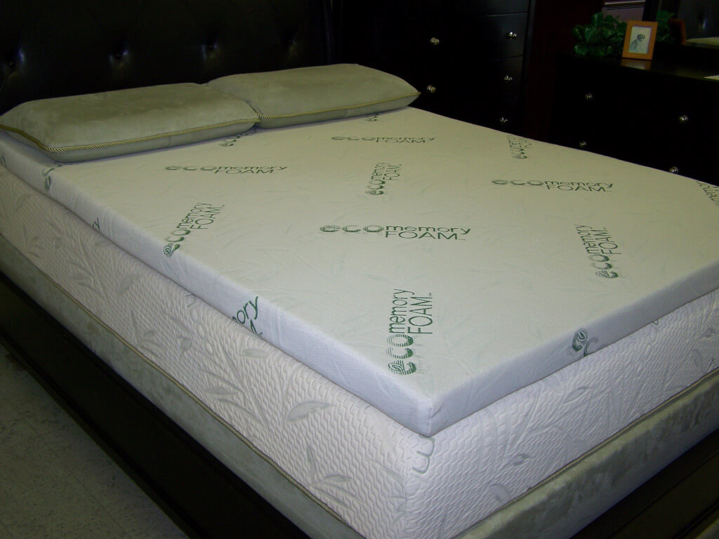 100% Memory Foam Mattress Topper Available in 1",2",3",4" and 5" Thickness