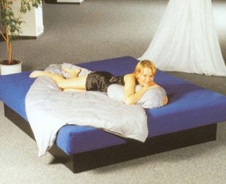 Hardside Waterbed Furniture With New Modern Look. Adjustable Mattresses.