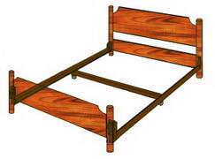 Twin Bed Frame with Center Support