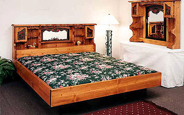 Recycle Your Old Wood Waterbed Frame, Waterbed Bed Frame