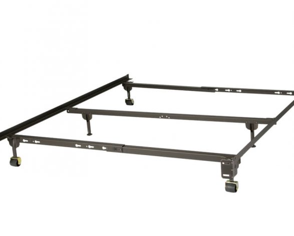 34rr Heavy Duty Steel Bed Frame (fits Twin, Full Or Queen)