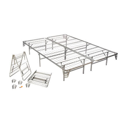 Space Saver Metal Bed Base California, Space Saving Bed Frame Queen