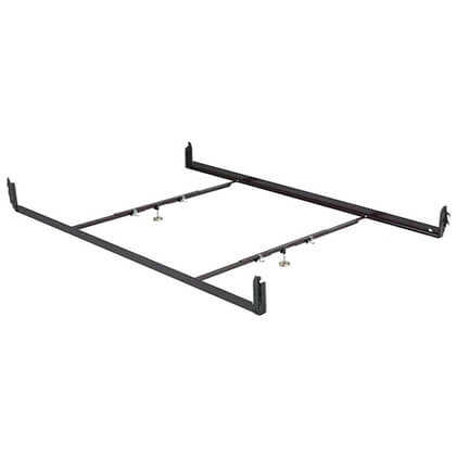 Queen Bed Side Rails With Hooks, Center Support For Queen Bed