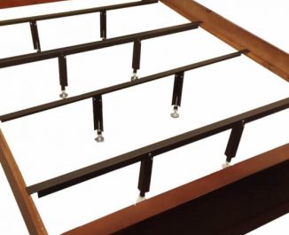 Putting Mattress Directly On A Bed Frame. Bed frame with steel support.