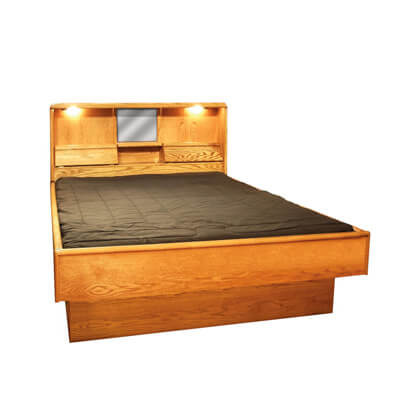 Jasmine Hardside Waterbed Stl Beds, How To Put Together A Waterbed Frame With Drawers