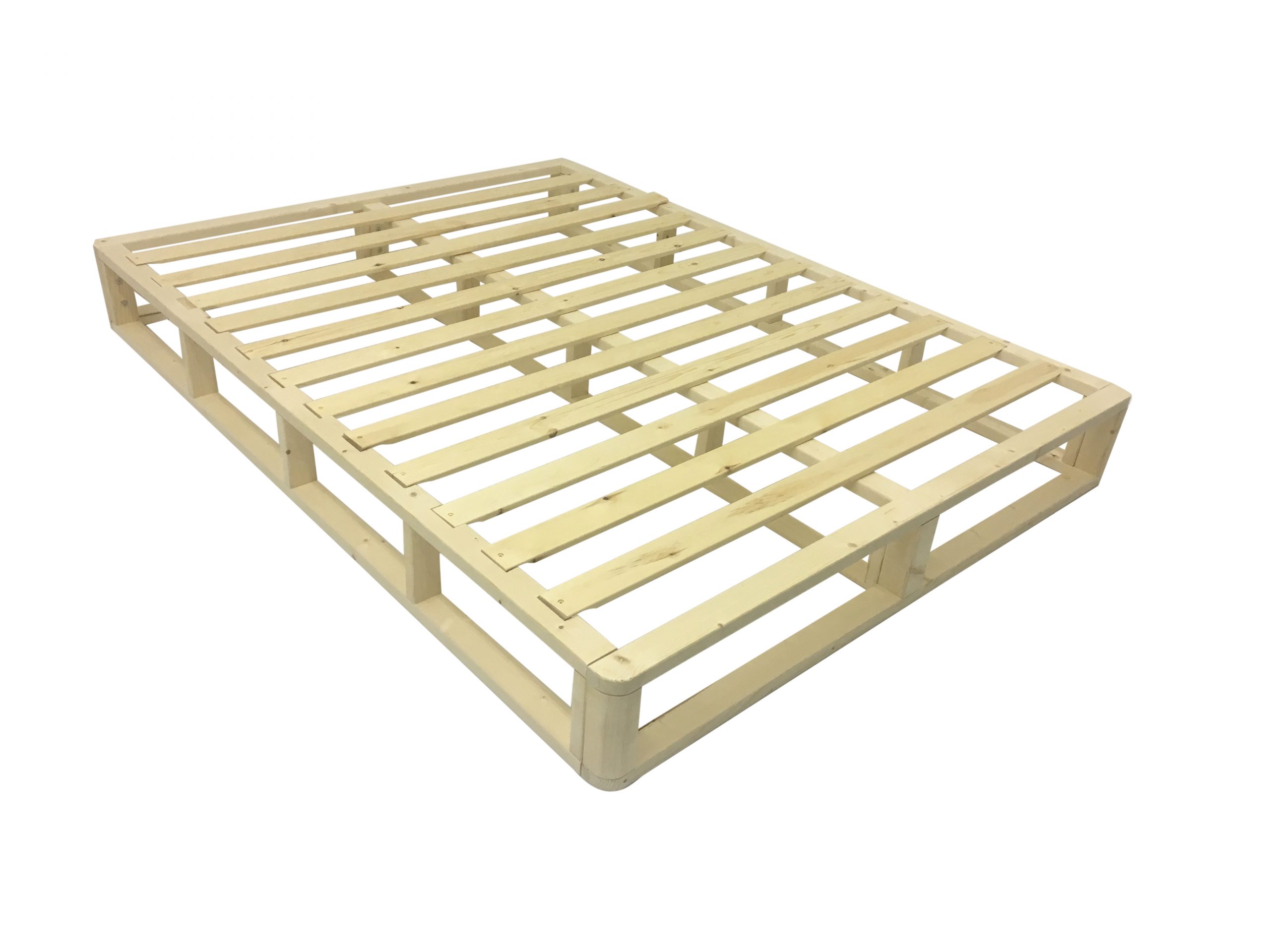 wood box spring mattress foundation