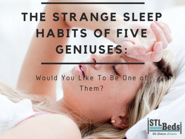 The Strange Sleep Habits Of Five Geniuses: Would You Like To Be One Of Them?