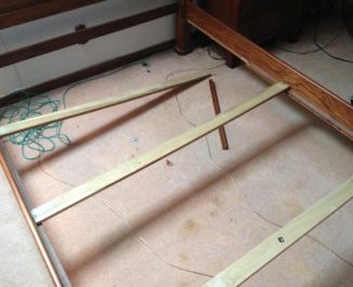 Solutions For A Broken Wooden Ledge For Slats On Side Rails. How to fix bed frame support.