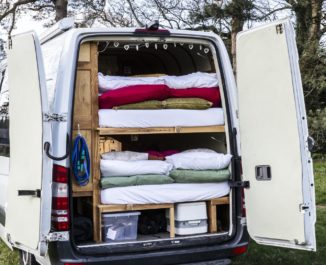Mattresses inside of your vehicle. Safer than when you tie them down to your car roof.