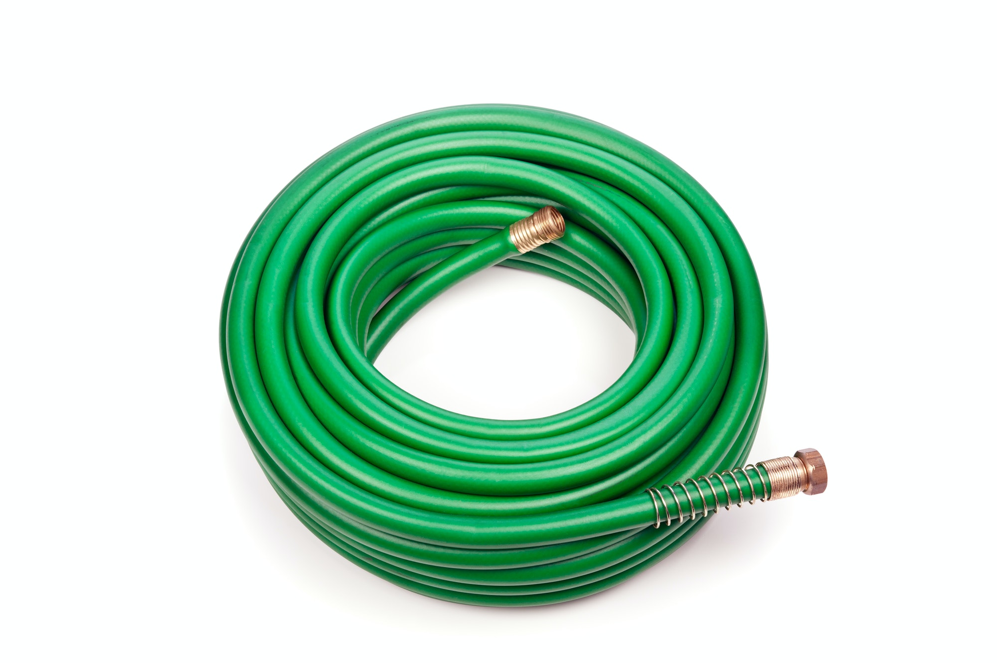Garden hose for waterbed draining and filling.