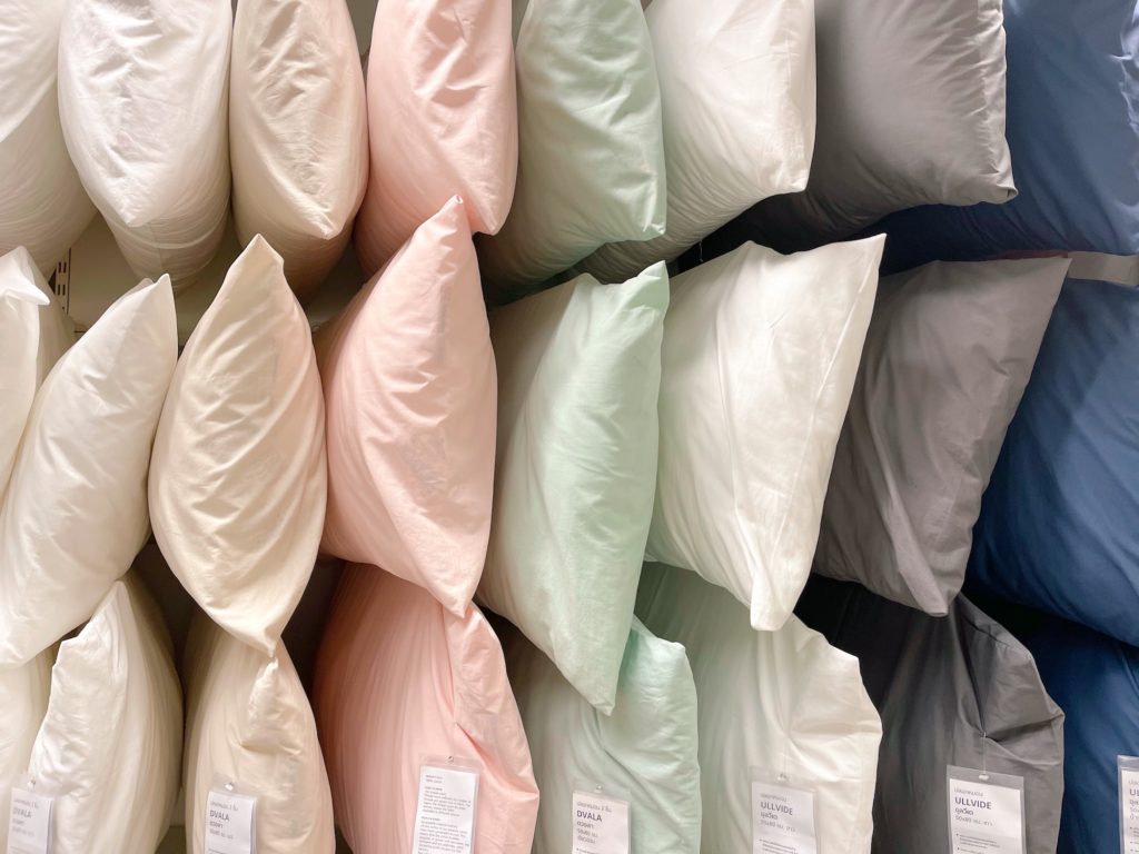 The Different Types Of Pillows.