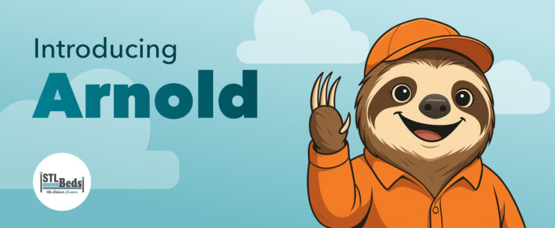 Meet Arnold the sloth and STL Beds' sleep expert